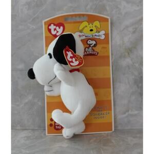 Ty Bow Wow Beanies Snoopy Beanie 2010 New